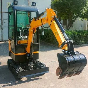 A buon mercato nuovo macchinario di scavo cinese 1 tonnellata Micro piccolo escavatore cingolato prezzi macchina Mini escavatore 1 tonnellata