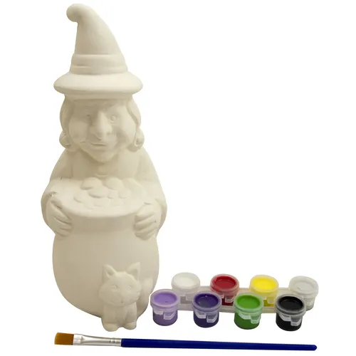 Unpainted Ceramic Figurine DIY Christmas Bisque