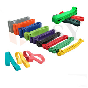 Logotipo impreso personalizado bandas elásticas sacar lazo largo bandas de resistencia ejercicio - Product Image 4