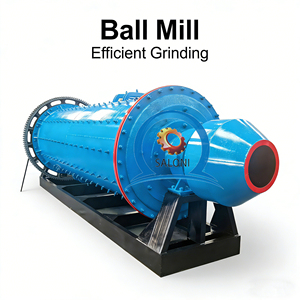 SALONI Small Scale Mining Ball Mill Engine Bearing High Quality Steel 22Kw AC Motor Henan Origin 1-160t/h Capacity 3 Years - Product Image 1