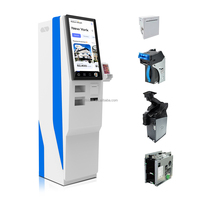 Kiosque de paiement de stationnement automobile sur pied avec écran LED pour l'échange de devises en libre-service, avec SDK et reconnaissance faciale