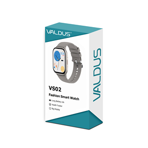 Reloj Inteligente VALDUS con Pantalla Cuadrada de 2.01 Pulgadas, GPS, Registro de Movimiento, IP68, Medición de Presión Arterial, VS02, Reloj Inteligente de Moda - Product Image 1