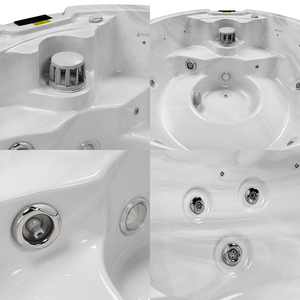Precio al por Mayor, Jacuzzi Redondo para 4-5 Personas, Bañera Redonda para Exteriores, Spa con Hidromasaje - Product Image 3