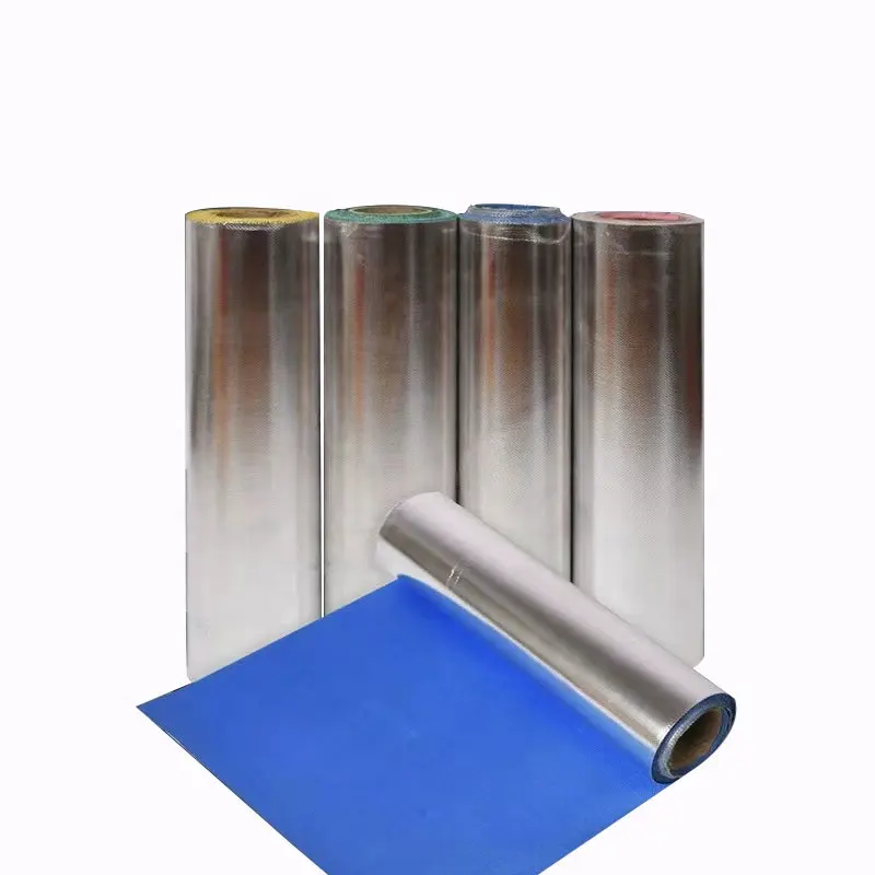 Tissu de fibre de verre résistant aux hautes températures Feuille d'aluminium Tissu de fibre de verre C-verre