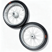 Nuevo Juego de Ruedas Supermoto de Aleación Plateada de 17 Pulgadas para Surron Light Bee Talaria X, para Neumáticos de Calle, Ruedas de Alto Rendimiento, Modificación/Actualización