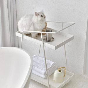 Chariot manuel, chariot à boissons pour hôtel/restaurant, chariot de livraison de nourriture mobile, chariot à thé multifonctionnel pour la maison, étagère de rangement simple - Product Image 3
