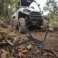 Pièces et accessoires de VTT UTV en métal robuste personnalisés en usine Support de support de pneu de secours en acier enduit de poudre Support de stockage