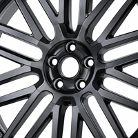 Jantes en alliage d'aluminium AL 18 19 20 21 22 pouces 5x112, design multi-rayons en maille, noir brillant, vente flash pour Mercedes Benz