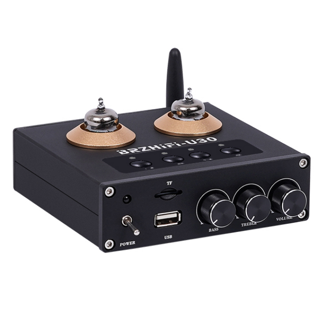 BRZHIFI-U30 Bile Front Stage BT U Disk Fever Electronic Tube Preamplifier Music Amplifier