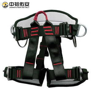 เข็มขัดนิรภัยแบบเชือก Zhongyu พร้อมห่วงเหล็ก D-Ring ปรับความยาวได้ ผลิตจากวัสดุโพลีเอสเตอร์ ป้องกันการตก - Product Image 2