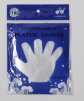 100 pièces/sac jetables PE gants alimentaire cuisine gants en plastique de qualité alimentaire épaissi Transparent main gants pour Salon Restaurant