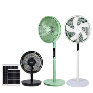 Quạt năng lượng mặt trời OEM tích hợp pin sạc, luồng gió mạnh 360 độ °   Tiết kiệm năng lượng xoay chiều cho trang trại gia đình Châu Phi Châu Âu Hoa Kỳ - Product Image 1