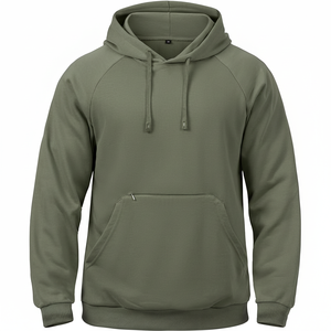 Nouvel arrivage de sweats à capuche en coton pour hommes, couleur unie, taille et logo personnalisables, respirant, séchage rapide, avec service OEM - Product Image 1