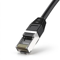 LLHY Cat7 Kabel Ethernet Terlindung 10Gbps RJ45 Patch Cord 600MHz SFTP Kabel LAN Tembaga Murni untuk Gaming Router Switch Server