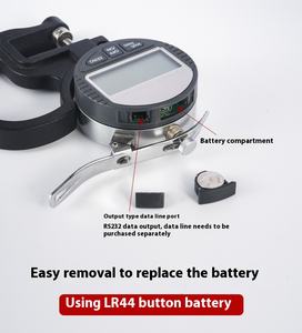 कागज/फिल्म/चमड़े/तार एब्स/सिरेमिक सामग्री के लिए डिजिटल मोटाई गेज 0-12.7 मिमी 0.01 मिमी सटीकता - Product Image 3