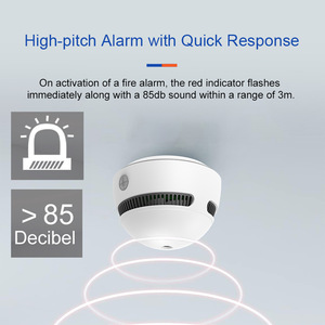 2025 New tuya Wifi ZigBee 10 năm tuổi thọ pin báo động khói & báo cháy Detector - Product Image 5