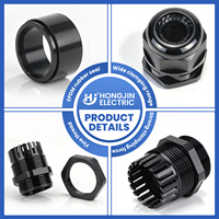 Presse-étoupe en nylon de type M, résistant aux UV, noir/gris, qualité industrielle, étanchéité IP68, presse-étoupe en plastique M16, directement de l'usine