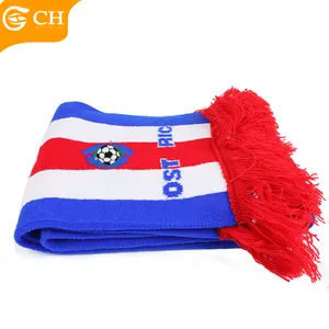 Длинные синие шарфы на заказ, вязаные шарфы для футбольного клуба, футбольные фанаты на заказ, Футбольная шапка, шарфы