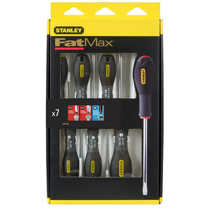 Jeu de tournevis Stanley FatMax, 7 pièces, kit de précision pour réparation à domicile - Product Image 1