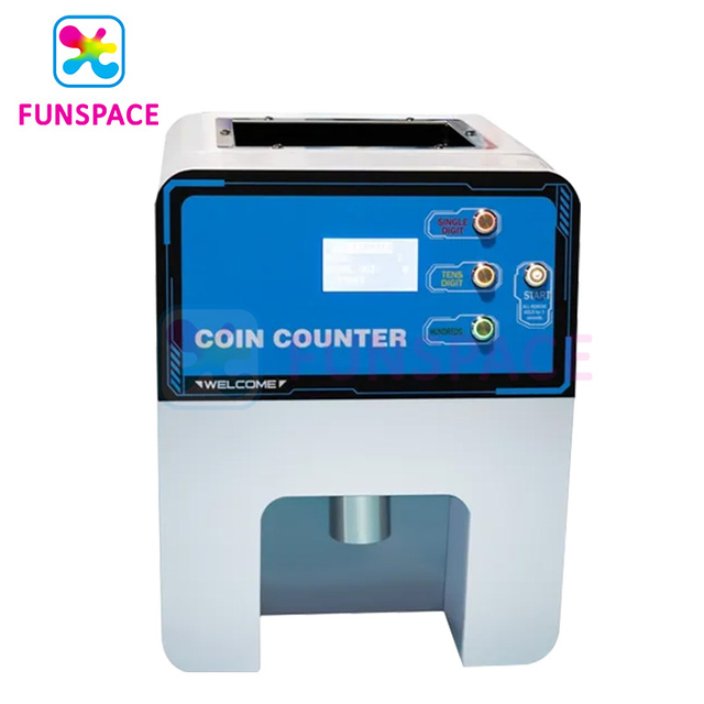 Indoor Amusement Park Venues Site Management Equipment Automatic Digital Counter Coin Machine