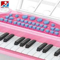37 Key Educational Plastic Kids Electric Piano with Microphone and Drum Features Musical Instrument Keyboard Toy