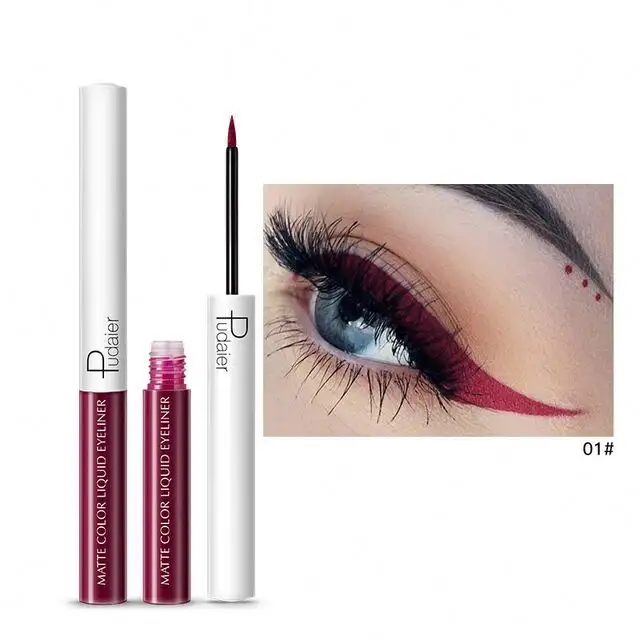 15 Colors Fast Dry Eyeliner Pen Multicolour Matte Liquid Color Eyeliner Pencil Waterproof Long Lasting Eyeliner Pen