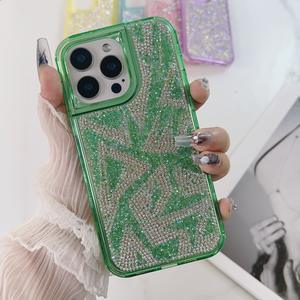 เคสโทรศัพท์ยอดนิยม3อิน1สุดหรูติดเพชรส่องแสงเป็นประกายระยิบระยับป้องกันการกระแทกสำหรับ <span class=keywords><strong>OPPO</strong></span> A40 A80 A3X - Product Image 5