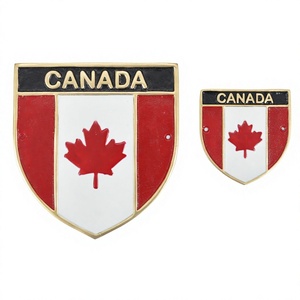Accessoires muraux Canada : Plaque décorative murale sur le thème du drapeau, style personnalisé, prix d'usine - Product Image 1