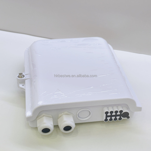 Boîtier de distribution de fibre optique monomode 8 cœurs OEM FTTH IP65 intérieur/extérieur en ABS 1x8 SC/UPC avec pigtail de 1,5 m - Product Image 4