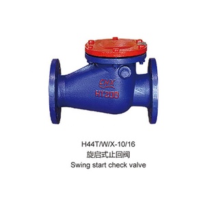 H44T-16 DN50 PN16 đúc dễ uốn sắt ggg50 mặt bích Swing bắt đầu kiểm tra van - Product Image 3
