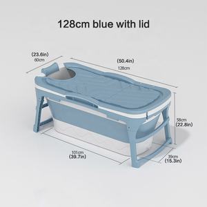 <span class=keywords><strong>Baignoire</strong></span> pliable pour bébé 1.28m, grande <span class=keywords><strong>baignoire</strong></span> de Massage pour enfants et adultes, avec couvercle thermostatique - Product Image 2