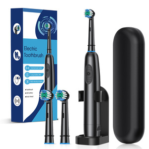Rotating Electric <b>Toothbrush</b> Waterproof Round <b>Head</b> for Adult Use in Household & Travel - Product Image 3