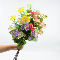 Branche de fleur de jasmin artificielle, nouvelle tendance, petite taille, soie, tige unique, centre de table pour mariage, Saint-Valentin