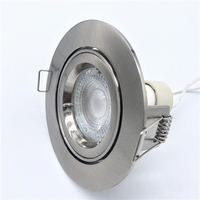 Reemplazable Focos 12v ce rohs gu10 mr16 ajustable fundido empotrada cob led downlight spotlight