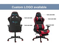 Chaise de bureau ergonomique moderne à dossier haut, accoudoirs 3D réglables, inclinable à 165°, chaise de gaming KD en métal pour la maison et le bureau