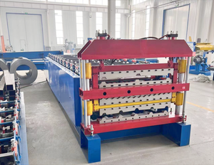 Highly Automated Roofing <b>Sheet</b> Roll Forming Machine Metal Steel Three Layer Roll Forming Machine - Product Image 6