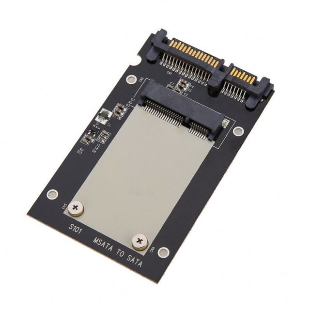 New MSATA Mini SSD to 2.5 Inch SATA Converter Adapter Msata Adapter for Windows2000/XP/7/8/10 Vista Linux Mac 10 OS