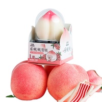 Nouvelle crème glacée liquide 3D Abink Happy Peach aux saveurs fruitées de chocolat au lait en sachet