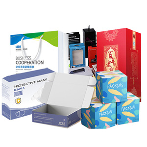 Boîte d'emballage personnalisée en carton blanc, boîte à joint latéral, boîte pliante personnalisée, boîte avion, boîte ciel et terre, sac en papier - Product Image 5