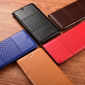 Étui de téléphone portable en cuir véritable de haute qualité avec fente pour carte, couleur unie, pour Redmi 12 13 Pro Plus 4G 5G <span class=keywords><strong>A3</strong></span> K70 - Product Image 4