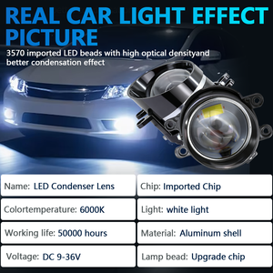 Soporte Láser LELANPU para Bicicleta, Cubierta de Bombilla H3, Lente de Proyector LED de 3 Pulgadas para Coche, Luz <span class=keywords><strong>Antiniebla</strong></span> para Motocicleta, <span class=keywords><strong>Toyota</strong></span> <span class=keywords><strong>Corolla</strong></span>, Jeep - Product Image 6