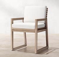 Ensemble bistrot en teck antique durable, mobilier de salle à manger d'extérieur pour jardin, cour, villa, hôtel - Table et chaises