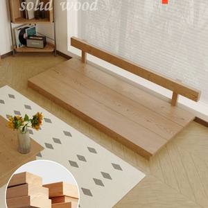 Sofá en Forma de L de Madera Maciza de Pino, Lacado en Blanco, Tapizado con Relleno de Espuma, Muebles para Sala de Estar - Product Image 3