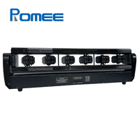 Lumière de barre mobile DMX512 de faisceau laser RVB de couleur de 6 têtes avec l'effet de chasse coulant pour l'éclairage d'étape de spectacle d'événement de concert de Dj
