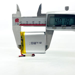 אספקת מפעל התאמה אישית של סוללות ליתיום נטענות בגודל קטן DTP 123740 <span class=keywords><strong>3.7V</strong></span> <span class=keywords><strong>2200mAh</strong></span> סוללת ליפו פולימר לי במבצע - Product Image 4