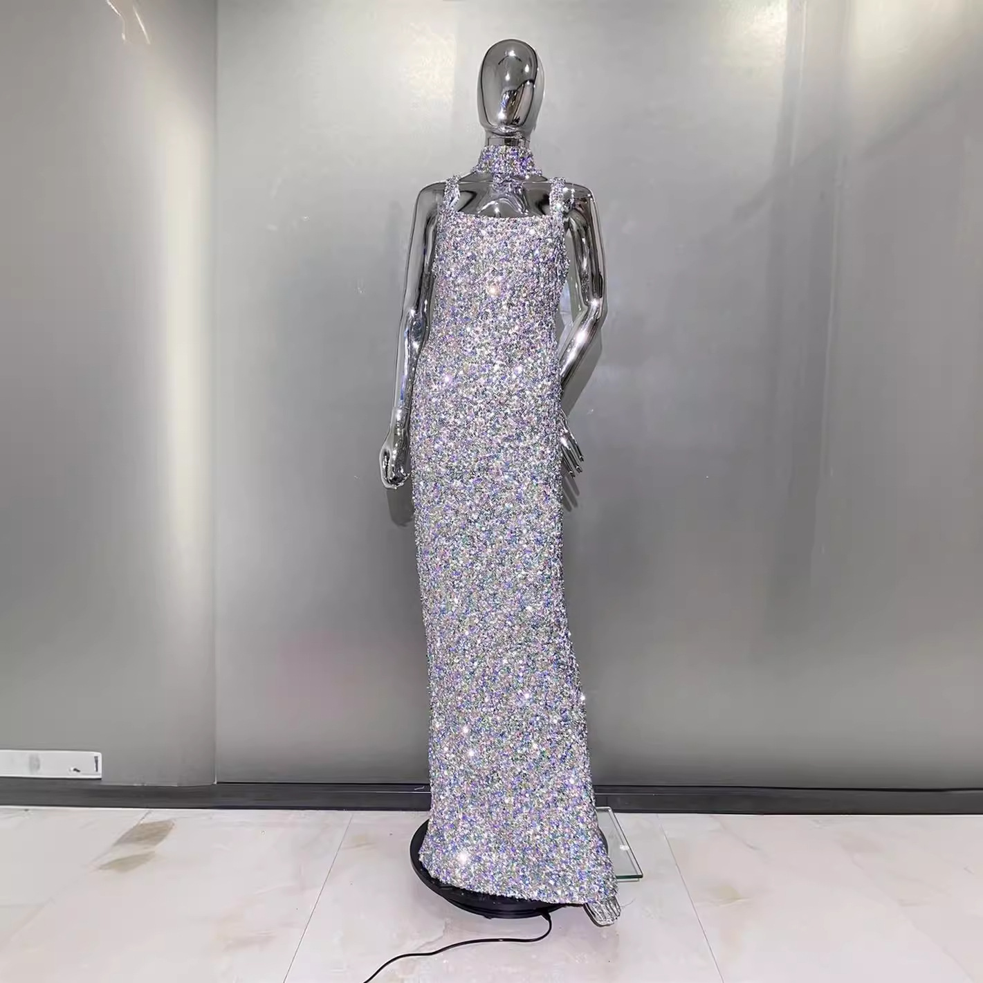 Backless Silver Dresses - Elegant and Sexy Fashion