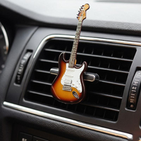 Diffuseur de parfum pour grille d'aération de voiture, style guitare, fait main, désodorisant pour voiture