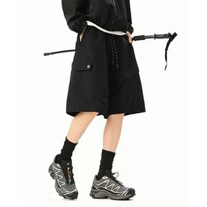 Shorts cargo personnalisés, nouvelle mode estivale, tissu en coton, style décontracté, pantalon court décontracté, bermudas unis, shorts pour hommes - Product Image 4