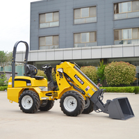 Chargeuse compacte sur pneus 4x4 China Heracles H180T avec chargeur frontal et pompe hydraulique télescopique, capacité nominale, garantie 1 an, en promotion