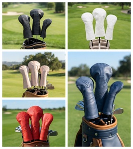 Fundas Personalizadas para Palos de Golf, para Driver, Fairway, Hybrid, de Cuero Premium, OEM 1 3 X, Juego de Fundas para Palos de Golf - Product Image 5